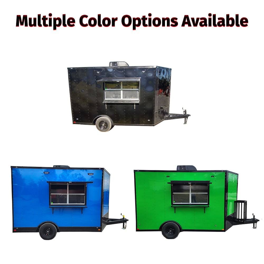 8.5x12 Elite Concession Food Trailer Merchandising with Blackout Pkg