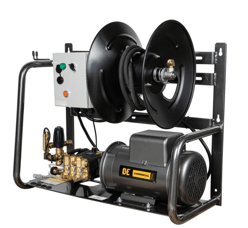 BE 15-520 Hot Water Pressure Washer 2000 PSI 5.0 GPM Baldor Electric Motor