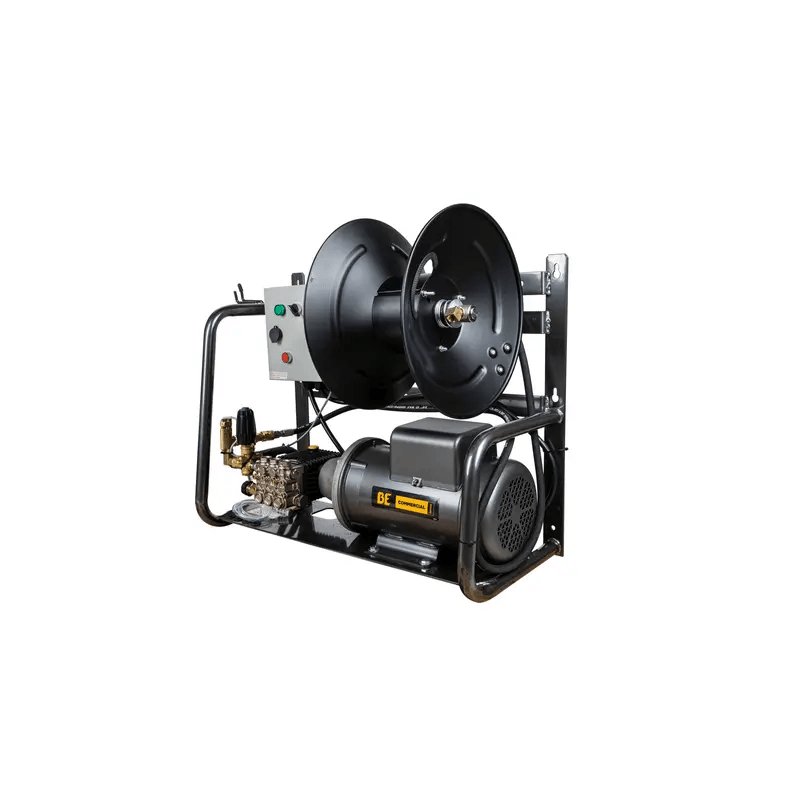 BE X-2050FW3GENHT2 Electric Cold Water Pressure Washer 2000 PSI 5.0 GPM 5.0 HP 3-Phase Wall Mount