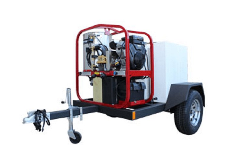 HOT2GO T185SKH/SK30005VH Pressure Pro 3000 PSI Hot Water Pressure Washer Trailer