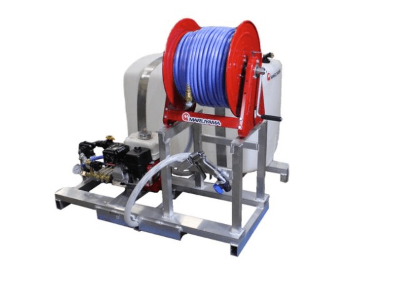Maruyama MSD41-100 T Gallon Top Skid Sprayer Manual Reel
