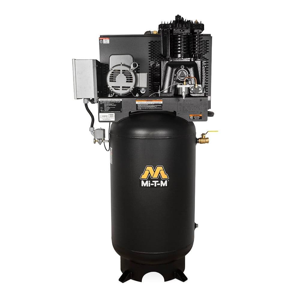 MI-T-M ACS-46305-80VM 80-Gallon 5.0 HP 460V Air Compressor
