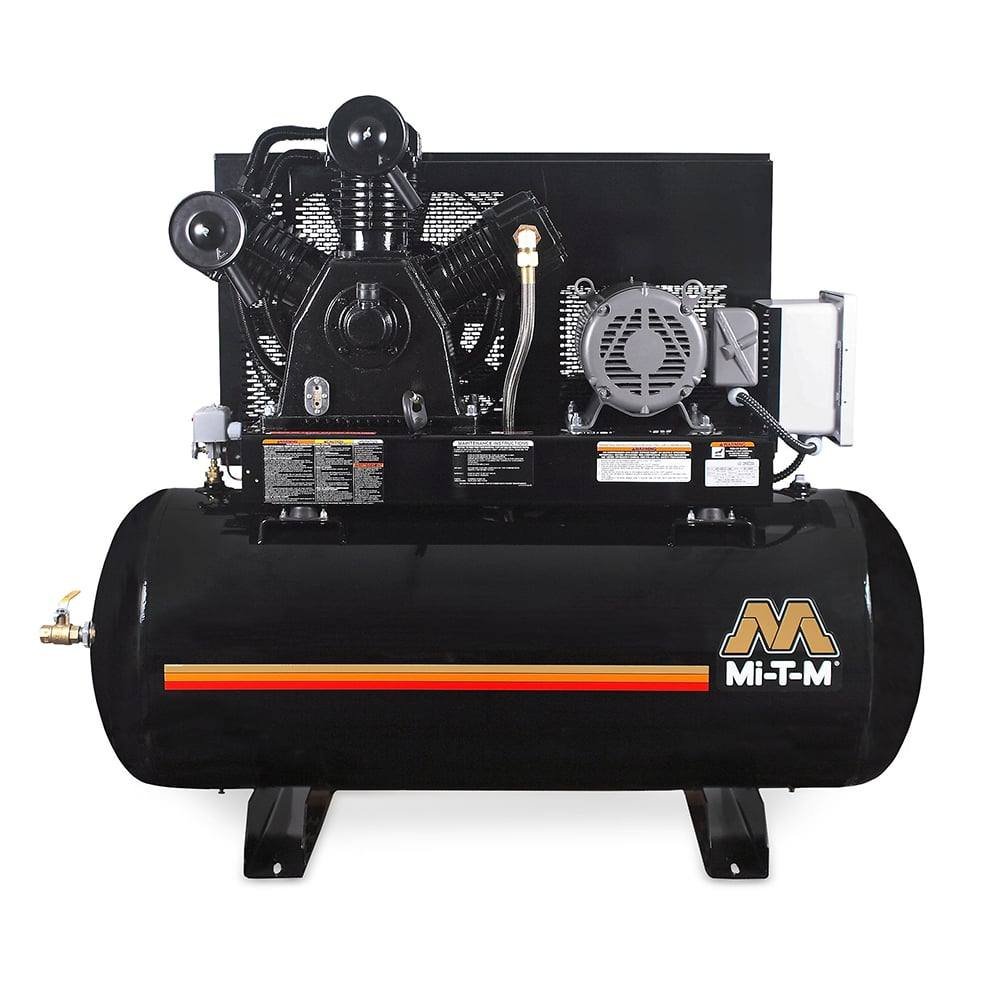 MI-T-M AES-46315-120H 120-Gallon 15 HP 460V Air Compressor