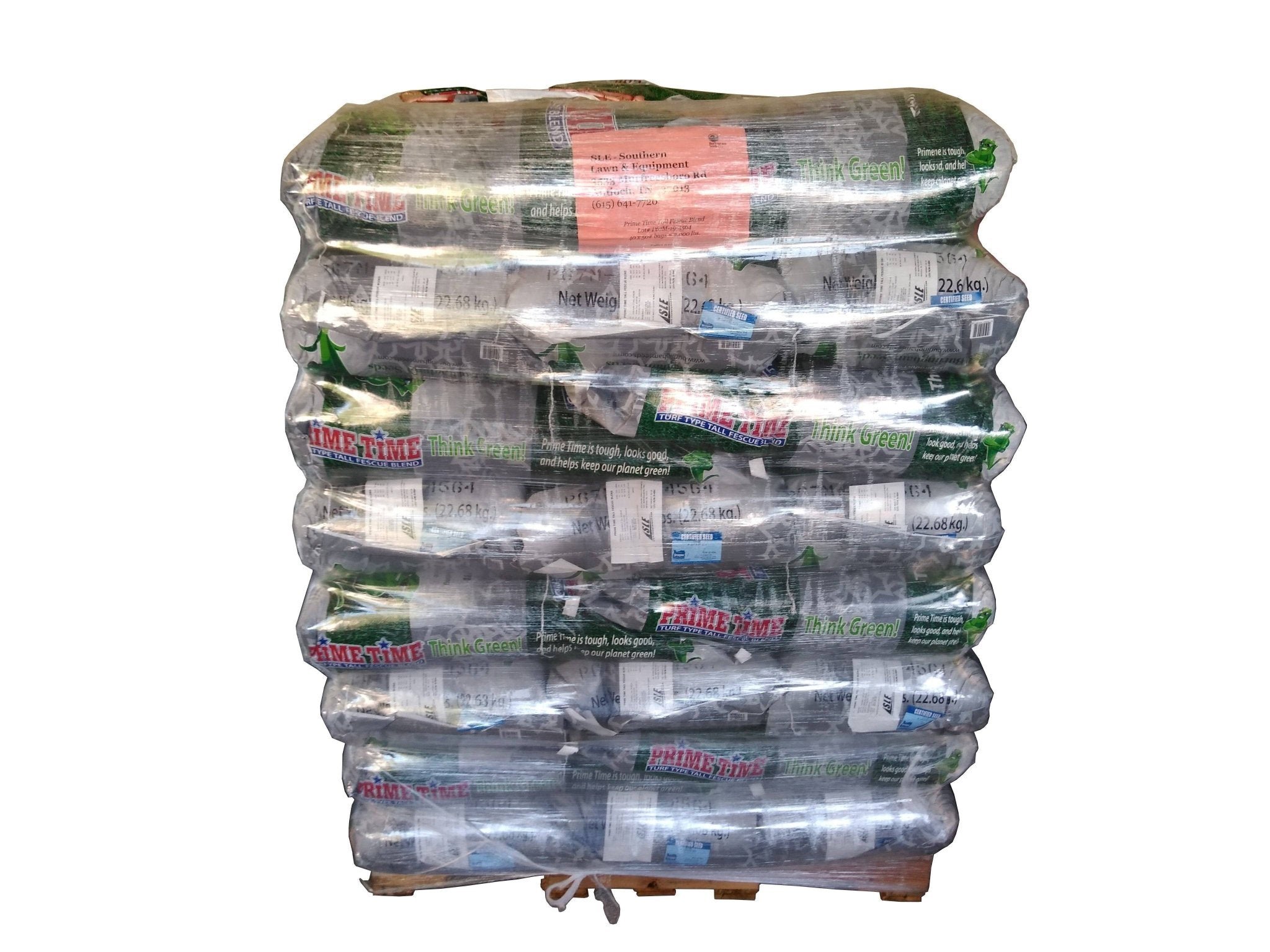 Prime Time Premium Tall Fescue Turf Grass Seed - Pack of 40 - 50 lbs. Bags