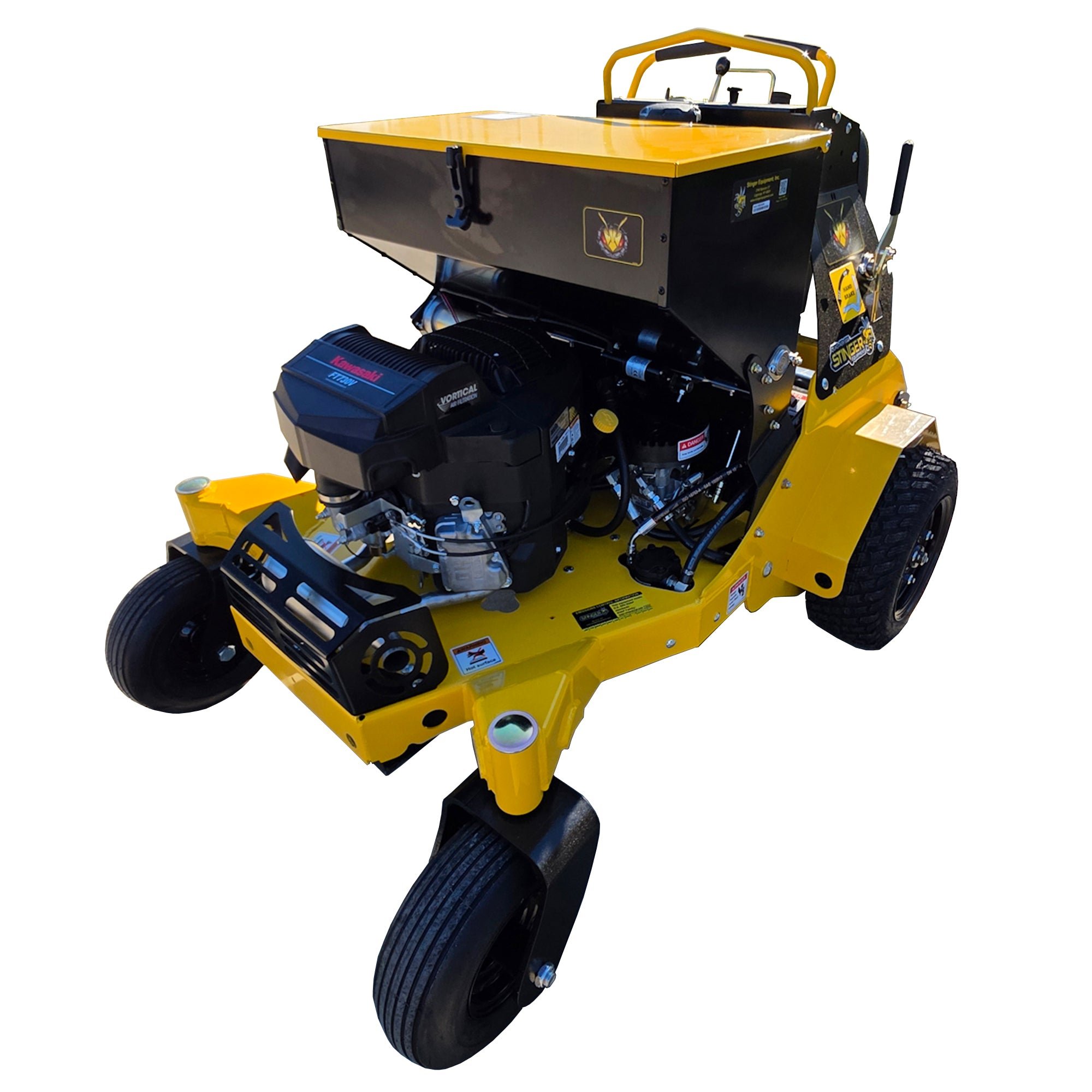 Stinger Quad-AER 3000 30" Ride Stand On Lawn Aerator with Seedbox 30